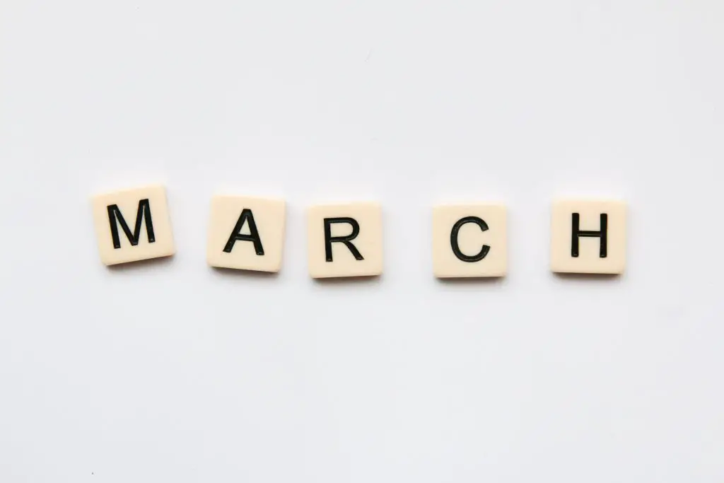 Calendario de Eventos y Actividades para hacer en Marzo de 2023.