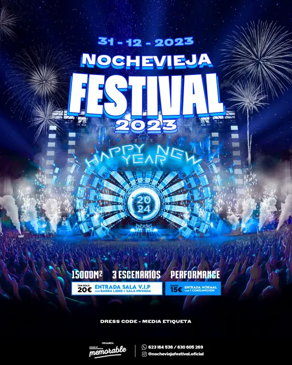 Fin de año 2024-2025 COMPLEMENTOS - NOCHEVIEJA FESTIVAL 2024